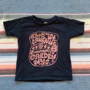 NYC Community Garden Cotton Souvenir Tee 4T